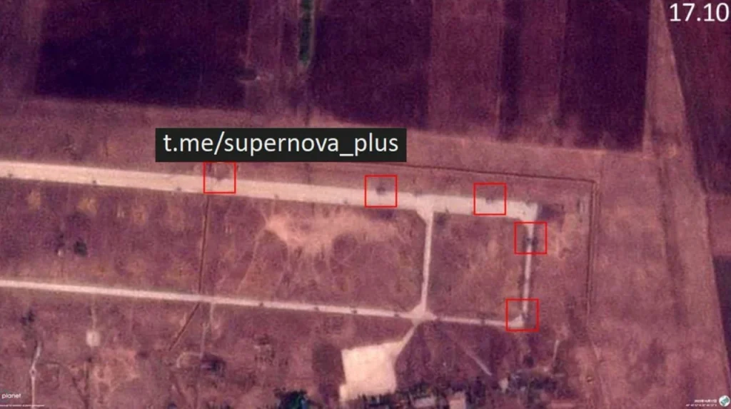 Щонайменше п'ять вертольотів ПКС Росії: Опубліковані супутникові знімки аеродрому в Бердянську - ЗМІ