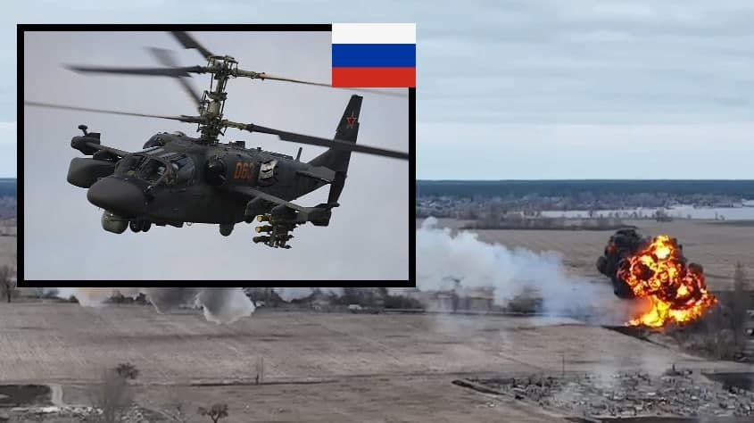 Російський гвинтокрил «Ка-52» знищено під Донецьком